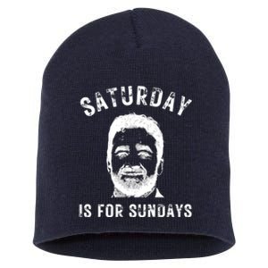 Saturday Is For Sundays Football Head Coach Jeff Saturday Short Acrylic Beanie