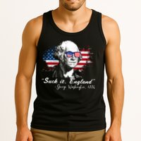 Suck It Funny England 4th Of July George Washington Funny Tank Top