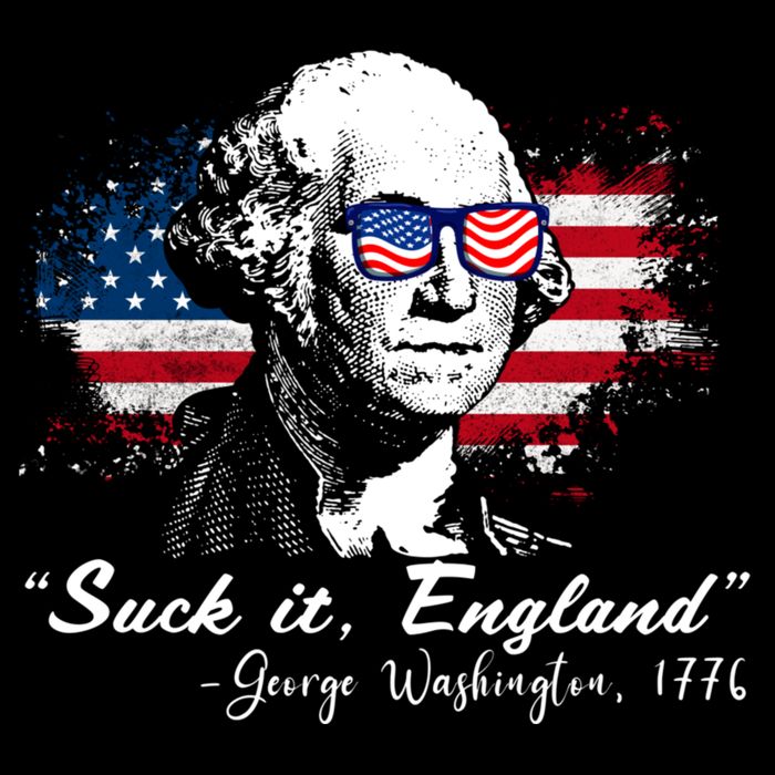 Suck It Funny England 4th Of July George Washington Funny Visor
