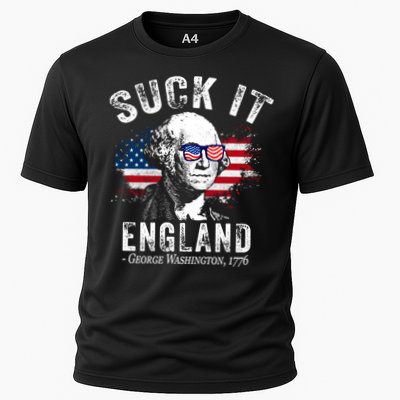 Suck It Funny England 4th Of July George Washington Funny Performance Shirt