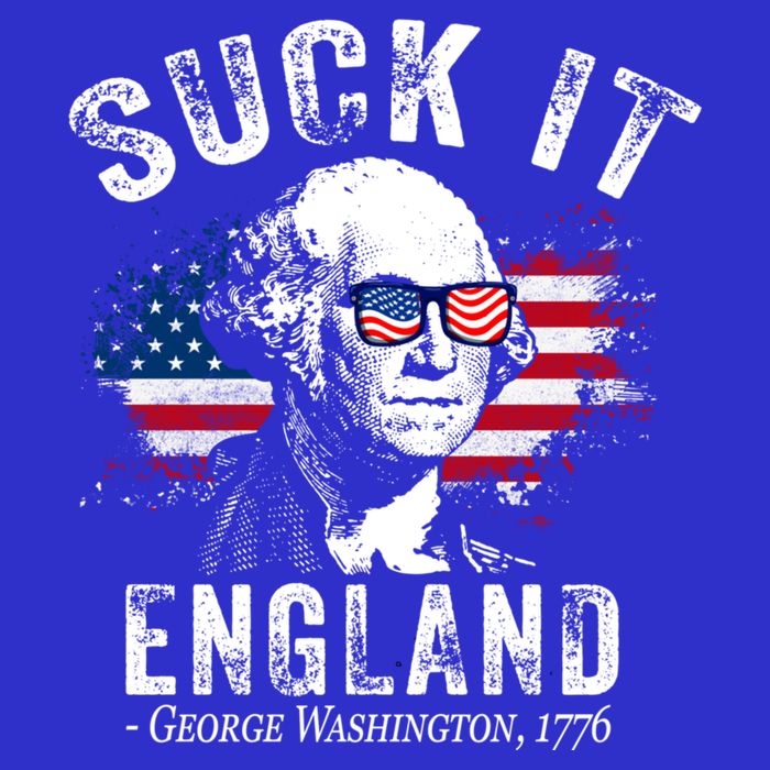 Suck It Funny England 4th Of July George Washington Funny 16 in Basic Backpack