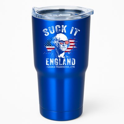 Suck It Funny England 4th Of July George Washington Funny Tumbler