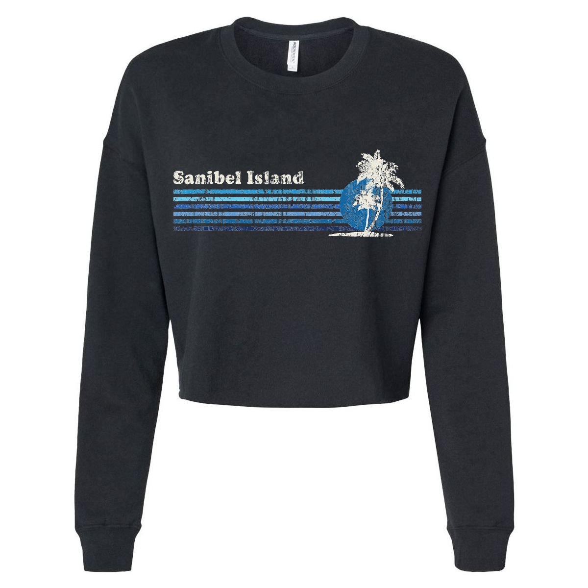 Sanibel Island Fl Vintage 80s Palm Trees Sunset T-Shirt