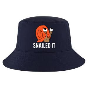 Snailed It Funny Snails Snail Lovers Cool Comfort Performance Bucket Hat