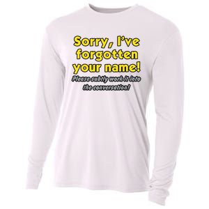 Sorry IVe Forgotten Your Name Cooling Performance Long Sleeve Crew