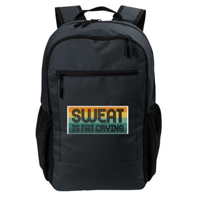 Sweat Is Fat Crying Rowers Funny Gift Daily Commute Backpack