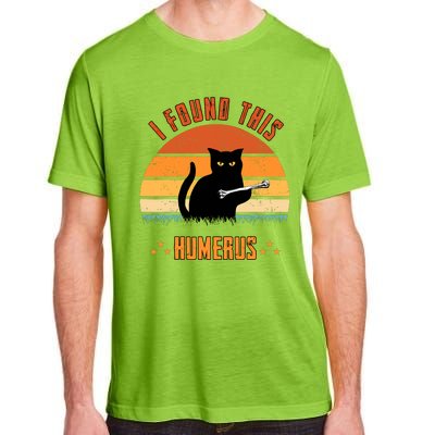 Scary I Found This Humerus Cat Black Humorous Adult ChromaSoft Performance T-Shirt