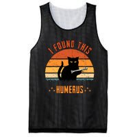 Scary I Found This Humerus Cat Black Humorous Mesh Reversible Basketball Jersey Tank