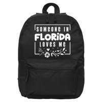 Someone In Florida Loves Me 16 in Basic Backpack
