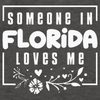 Someone In Florida Loves Me Vector Backpack