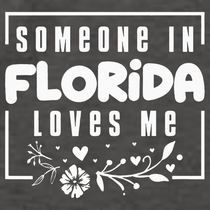Someone In Florida Loves Me Vector Backpack