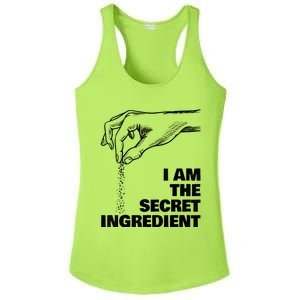 Secret Ingredient Funny Cooking Cook Chef Ladies PosiCharge Competitor Racerback Tank