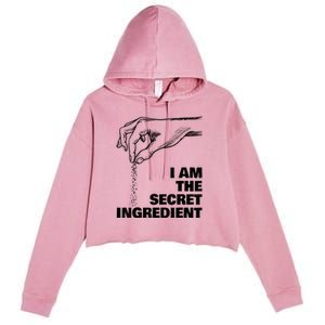 Secret Ingredient Funny Cooking Cook Chef Crop Fleece Hoodie