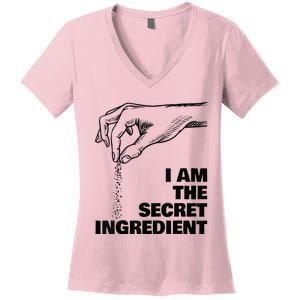 Secret Ingredient Funny Cooking Cook Chef Women's V-Neck T-Shirt