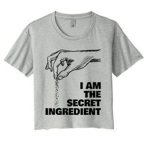 Secret Ingredient Funny Cooking Cook Chef Women's Crop Top Tee