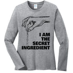 Secret Ingredient Funny Cooking Cook Chef Ladies Long Sleeve Shirt