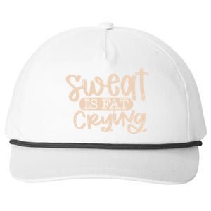 Sweat Is Fat Crying Bodybuiling Gift Snapback Five-Panel Rope Hat