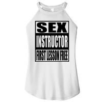 Sex Instructor, First Lesson Free Women’s Perfect Tri Rocker Tank