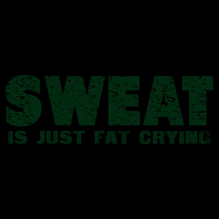 Sweat Is Fat Crying Gift Cooling Performance Crew T-Shirt