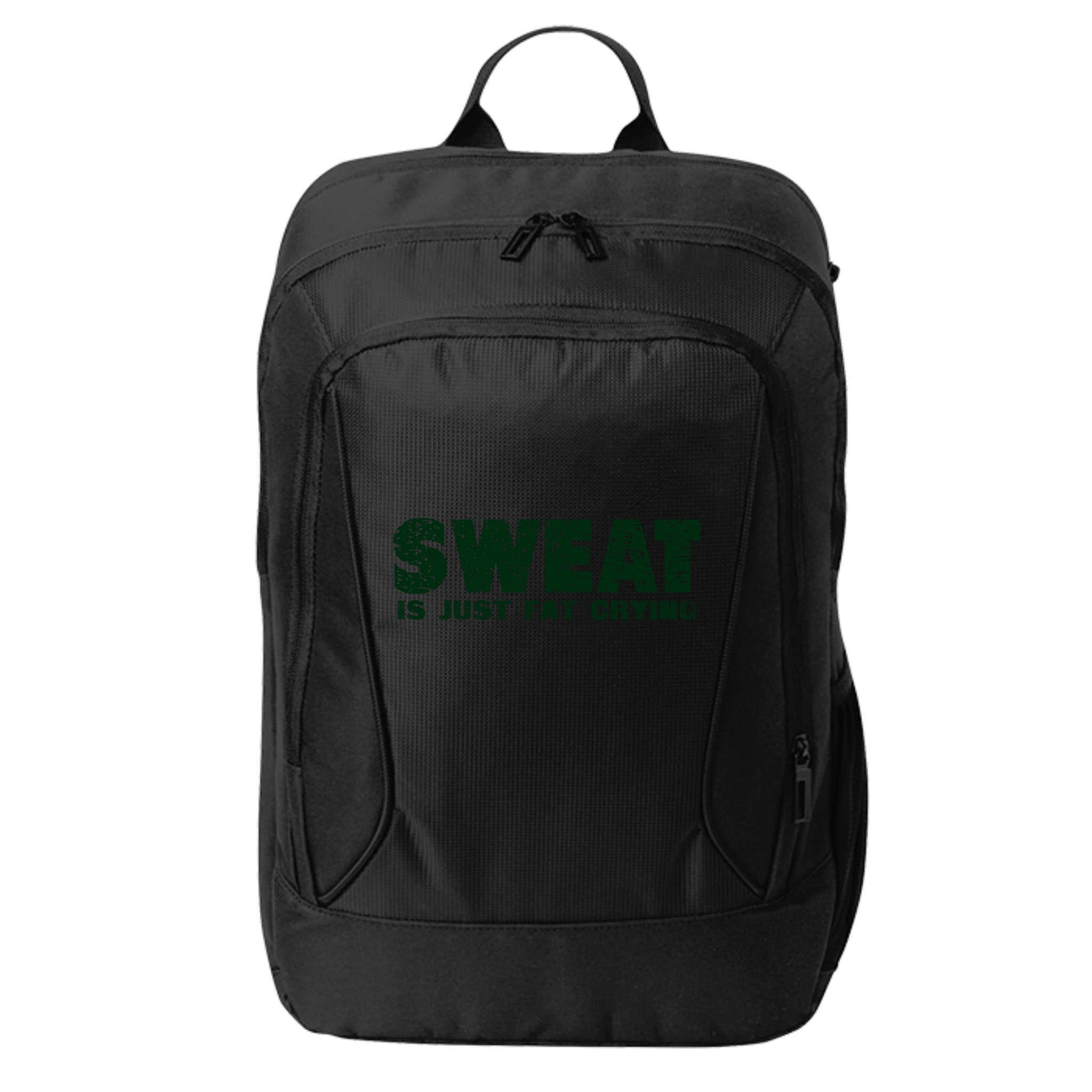 Sweat Is Fat Crying Gift City Backpack