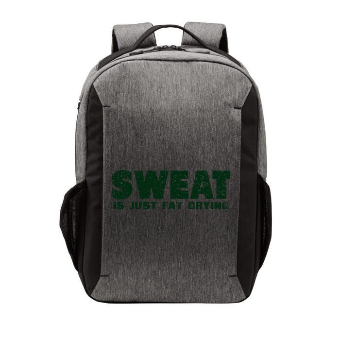 Sweat Is Fat Crying Gift Vector Backpack