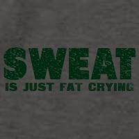 Sweat Is Fat Crying Gift Vector Backpack