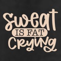 Sweat Is Fat Crying Gift Adult Drive Performance Visor