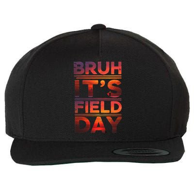 School Its Field Day Schooloutdoor Funny Field Day Summer Wool Snapback Cap