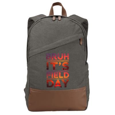 School Its Field Day Schooloutdoor Funny Field Day Summer Cotton Canvas Backpack