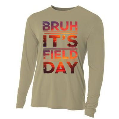 School Its Field Day Schooloutdoor Funny Field Day Summer Cooling Performance Long Sleeve Crew