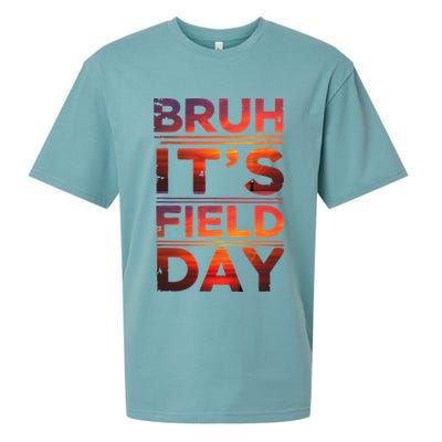 School Its Field Day Schooloutdoor Funny Field Day Summer Sueded Cloud Jersey T-Shirt