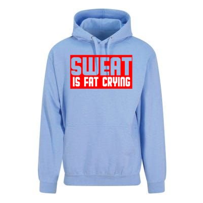 Sweat Is Fat Crying Cool Gift Unisex Surf Hoodie