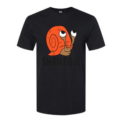 Snailed It Funny Snails Softstyle CVC T-Shirt