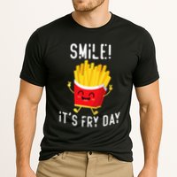 Smile ItS Fry Day Funny Kawaii Hot Fries French Fries Lover Cooling Performance Crew T-Shirt