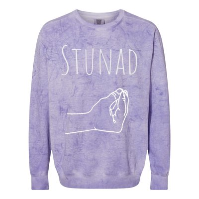 Stunad Italian Funny Quote Italy Colorblast Crewneck Sweatshirt