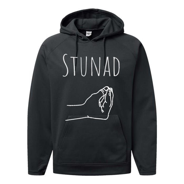 Stunad Italian Funny Quote Italy Performance Fleece Hoodie