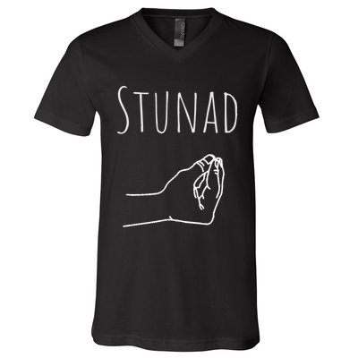 Stunad Italian Funny Quote Italy V-Neck T-Shirt