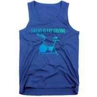 Sweat Is Fat Crying Spin Cycle Bike Gift Tank Top