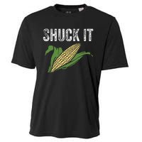 Shuck It Funny Farmer Corn Lover Market Festival Gift Cooling Performance Crew T-Shirt