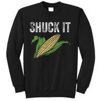 Shuck It Funny Farmer Corn Lover Market Festival Gift Sweatshirt