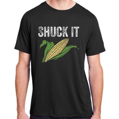 Shuck It Funny Farmer Corn Lover Market Festival Gift Adult ChromaSoft Performance T-Shirt