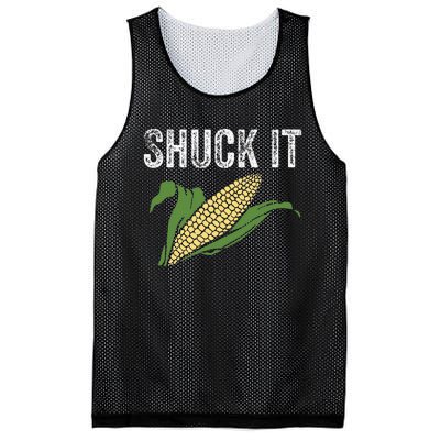 Shuck It Funny Farmer Corn Lover Market Festival Gift Mesh Reversible Basketball Jersey Tank