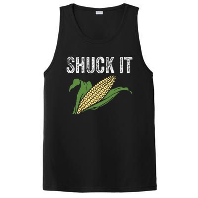 Shuck It Funny Farmer Corn Lover Market Festival Gift PosiCharge Competitor Tank