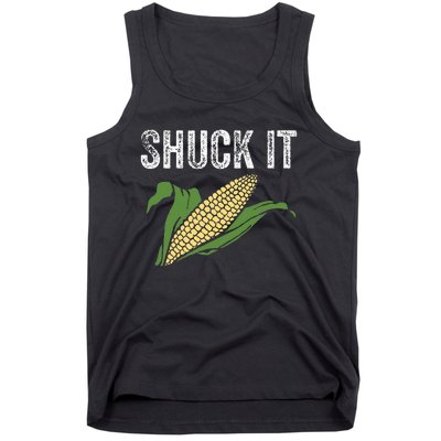 Shuck It Funny Farmer Corn Lover Market Festival Gift Tank Top