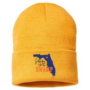 Saturday Is For The Swamp Uf Football Swamp University Sustainable Knit Beanie