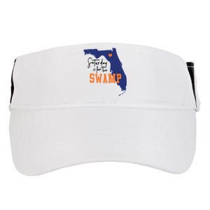 Saturday Is For The Swamp Uf Football Swamp University Adult Drive Performance Visor