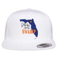 Saturday Is For The Swamp Uf Football Swamp University Flat Bill Trucker Hat