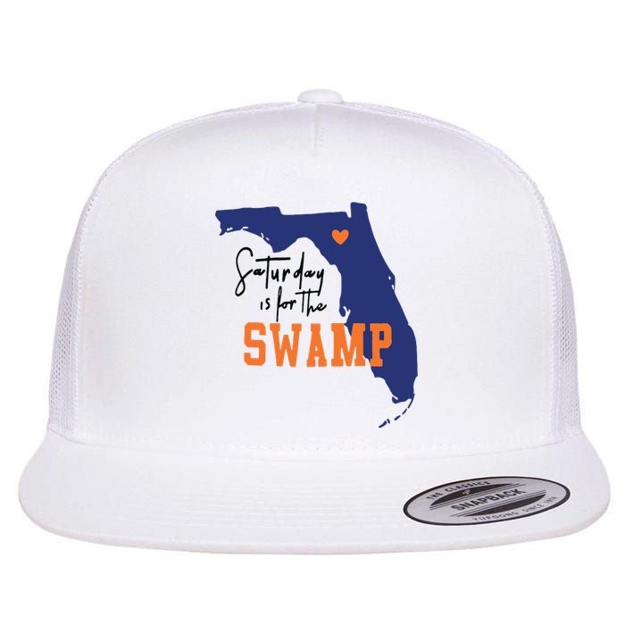 Saturday Is For The Swamp Uf Football Swamp University Flat Bill Trucker Hat