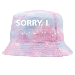 Sorry IDGAF Funny Hidden Message Guitar Chords Tie-Dyed Bucket Hat