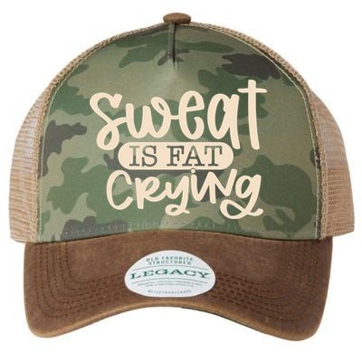 Sweat Is Fat Crying Legacy Tie Dye Trucker Hat